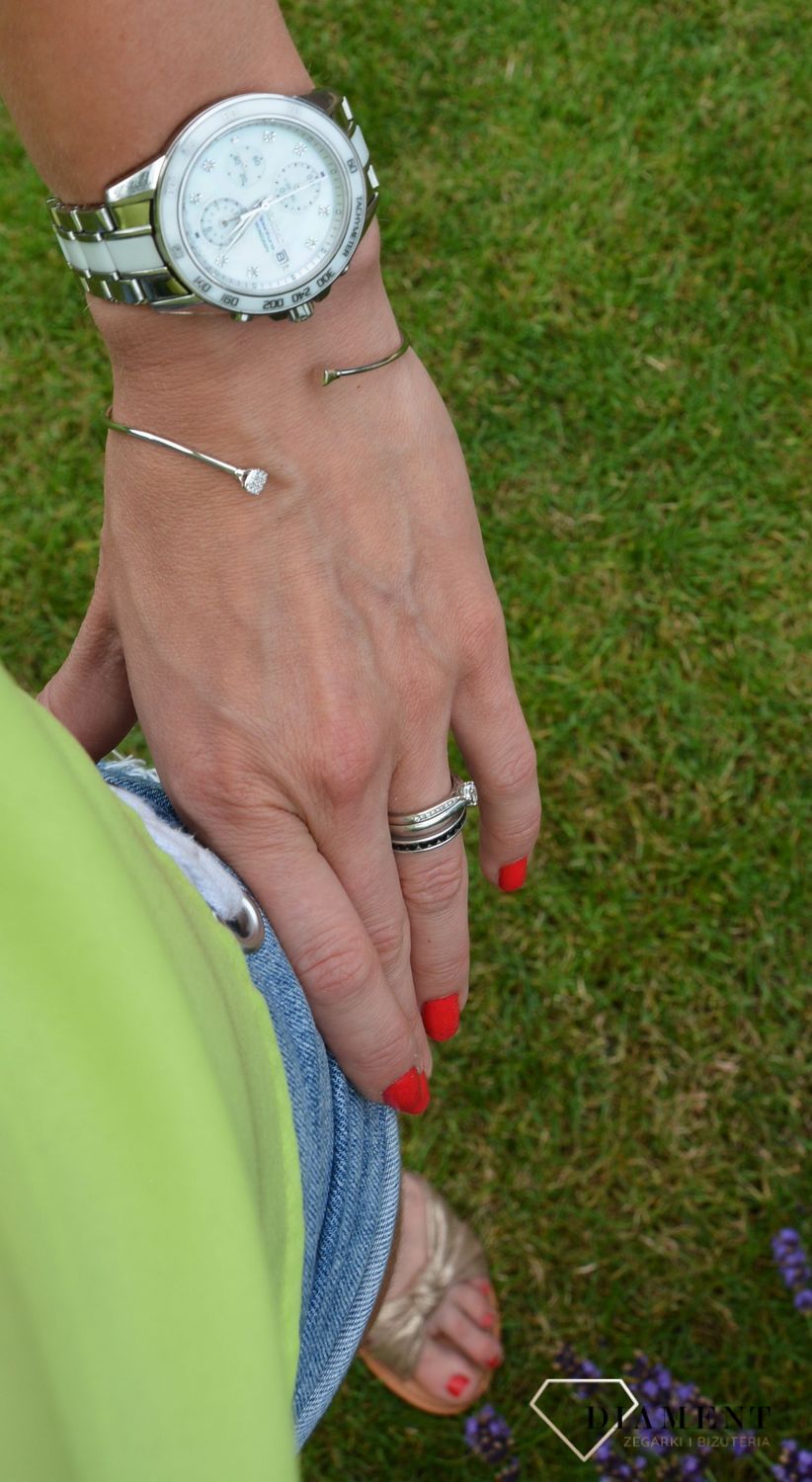 Bransoletka srebrna kwadracik z cyrkonią  ✓Sztywne bransoletki ✓ Srebrne bransoletki w sklepie zegarki-diament.pl✓ Autoryzowany sklep✓ Kurier Gratis 24h✓ Gwarancja najniższej ceny.jpg